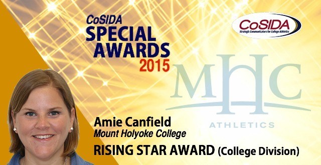 Special Awards Salute: Amie Canfield (Mount Holyoke), Rising Star Award